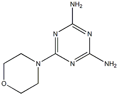 2,4-Diamino-6-morpholino-1,3,5-triazine Struktur