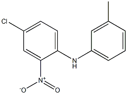 N1-(3-methylphenyl)-4-chloro-2-nitroaniline Struktur