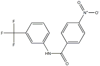 4-nitro-N-[3-(trifluoromethyl)phenyl]benzenecarboxamide Struktur