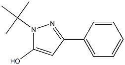 1-(tert-butyl)-3-phenyl-1H-pyrazol-5-ol Struktur