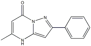 5-methyl-2-phenyl-4,7-dihydropyrazolo[1,5-a]pyrimidin-7-one Struktur