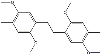 1-(2,5-dimethoxy-4-methylphenethyl)-2,5-dimethoxy-4-methylbenzene Struktur