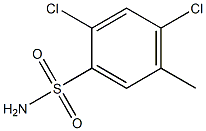 2,4-dichloro-5-methylbenzene-1-sulfonamide Struktur