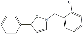 2-(2-chlorobenzyl)-5-phenyl-2,5-dihydroisoxazole Struktur