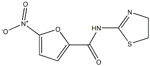 N2-(4,5-dihydro-1,3-thiazol-2-yl)-5-nitro-2-furamide Struktur