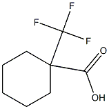 1-(trifluoromethyl)cyclohexanecarboxylic acid Struktur