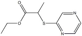 ethyl 2-(2-pyrazinylsulfanyl)propanoate Struktur