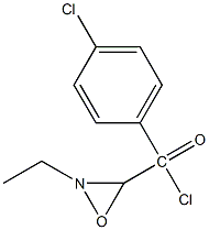 1-(4-Chlorophenyl)ethyliminoxyacetyl chloride Struktur