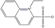 1-ethylquinolinium-2-sulfonate Struktur