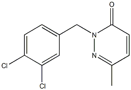 2-(3,4-dichlorobenzyl)-6-methyl-2,3-dihydropyridazin-3-one Struktur