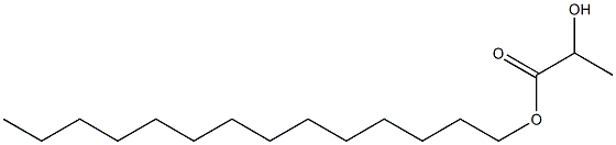 tetradecyl 2-hydroxypropanoate Struktur