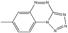 7-methylbenzo[e][1,2,3,4]tetraazolo[5,1-c][1,2,4]triazine Struktur