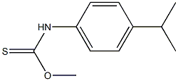 methyl (4-isopropylanilino)methanethioate Struktur