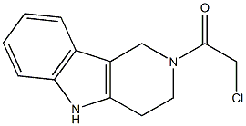 2-(chloroacetyl)-2,3,4,5-tetrahydro-1H-pyrido[4,3-b]indole Struktur