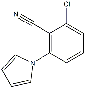 2-chloro-6-(1H-pyrrol-1-yl)benzenecarbonitrile Struktur