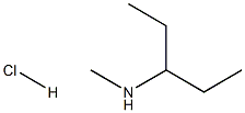 N-(1-ethylpropyl)-N-methylamine hydrochloride Struktur