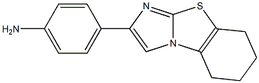 4-(5,6,7,8-tetrahydroimidazo[2,1-b][1,3]benzothiazol-2-yl)aniline Struktur