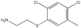 2-[(2,4-dichloro-5-methylphenyl)thio]ethylamine Struktur