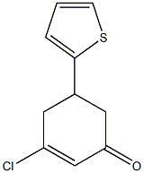 3-chloro-5-(2-thienyl)cyclohex-2-en-1-one Struktur