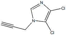 4,5-dichloro-1-(2-propynyl)-1H-imidazole Struktur