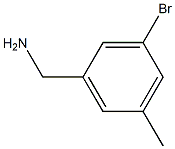 (3-bromo-5-methylphenyl)methanamine Struktur