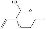 (R)-2-vinylhexanoic acid Struktur