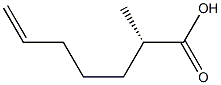 (S)-2-methylhept-6-enoic acid Struktur