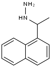 1-(1-(naphthalen-1-yl)ethyl)hydrazine Struktur