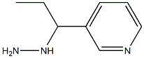 1-(1-(pyridin-3-yl)propyl)hydrazine Struktur