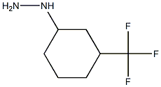 1-(3-(trifluoromethyl)cyclohexyl)hydrazine Struktur