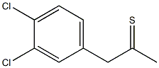 1-(3,4-dichlorophenyl)propane-2-thione Struktur