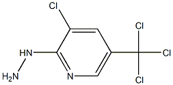 1-(3-chloro-5-(trichloromethyl)pyridin-2-yl)hydrazine Struktur