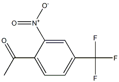 1-(4-(trifluoromethyl)-2-nitrophenyl)ethanone Struktur