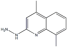 1-(4,8-dimethylquinolin-2-yl)hydrazine Struktur