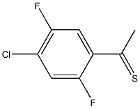 1-(4-chloro-2,5-difluorophenyl)ethanethione Struktur