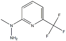 1-(6-(trifluoromethyl)pyridin-2-yl)-1-methylhydrazine Struktur