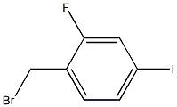 1-(bromomethyl)-2-fluoro-4-iodobenzene Struktur