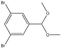 1,3-dibromo-5-(dimethoxymethyl)benzene Struktur