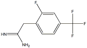 2-(2-fluoro-4-(trifluoromethyl)phenyl)acetamidine Struktur