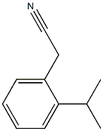 2-(2-isopropylphenyl)acetonitrile Struktur