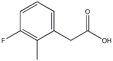 2-(3-fluoro-2-methylphenyl)acetic acid Struktur