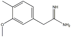 2-(3-methoxy-4-methylphenyl)acetamidine Struktur