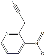 2-(3-nitropyridin-2-yl)acetonitrile Struktur