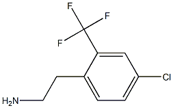 2-(4-chloro-2-(trifluoromethyl)phenyl)ethanamine Struktur