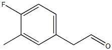 2-(4-fluoro-3-methylphenyl)acetaldehyde Struktur