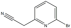 2-(6-bromopyridin-2-yl)acetonitrile Struktur