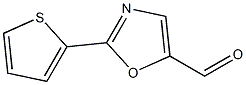 2-(thiophen-2-yl)oxazole-5-carbaldehyde Struktur