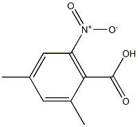 2,4-dimethyl-6-nitrobenzoic acid Struktur