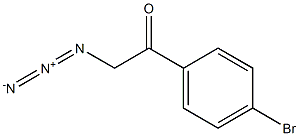 2-azido-1-(4-bromophenyl)ethanone Struktur