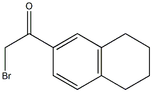 2-bromo-1-(1,2,3,4-tetrahydronaphthalen-7-yl)ethanone Struktur